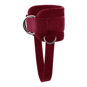 Wholesale Padded Ankle <b>Straps</b> for Cable Machines Fitness Gym Leg Workout D-Ring Kickbacks - Product Image 1