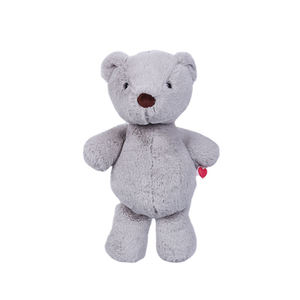 Oso de Peluche Premium Yuankang de 31cm-50cm, Diseño de Algodón Lavado en Vietnam, Súper Suave, Color Gris, para Niños, Regalo de Navidad - Product Image 1