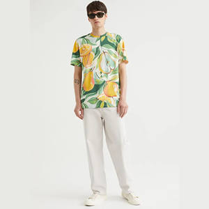 T-shirt pour homme de qualité supérieure, commande en gros, ODM et OEM, t-shirt uni pour homme, t-shirt unisexe pour homme, logo personnalisé imprimé - Product Image 1