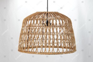 Lámpara Colgante de Bambú y Ratán, Tejida a Mano, Favorita de los Clientes, para Decoración de Interiores de Hoteles y Resorts - Product Image 4