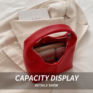 2026 Trendy Shoulder Bag for Women Sling Purse Half Moon Bag Leather Shoulder Bag Messenger Bag Fashion Mini Handbag - Product Image 5