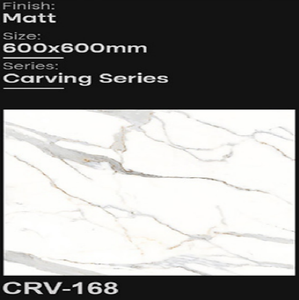 Azulejos de Porcelana de Lujo con Acabado Mate para Piso, Antideslizantes, CLAYTON CERAMIC 600x600mm - Product Image 3