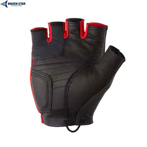 Gants de cyclisme respirants d'été en PU à demi-doigts avec coussinet en gel antidérapant pour VTT et vélo de route unisexe - Product Image 3
