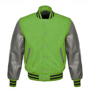 เสื้อแจ็คเก็ตวาร์ซิตี้ผ้าขนสัตว์สีน้ำเงินสำหรับผู้ชาย พร้อมกระดุมปักลาย  สำหรับใส่ในฤดูหนาว  บุด้วยผ้าฝ้าย - Product Image 3