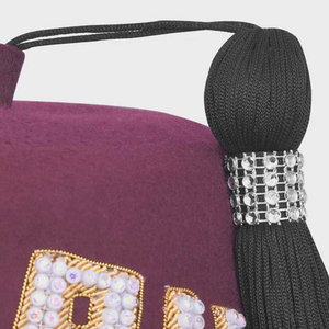 Chapeau fez élégant avec logo personnalisé, qualité supérieure, ajustement réglable, design élégant, 100% laine, respirant, imperméable pour un style intemporel - Product Image 4