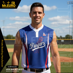Camiseta de Béisbol sin Mangas, Cuello en V, Unisex, Cierre de Botones, Franja Deportiva, Personalizable para Equipos, Antibacteriana, 100% Poliéster, Impresión Sublimada - Product Image 3