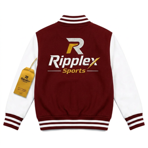 Classic Kids Varsity <b>Jacket</b>-Durable <b>Canvas</b> Reversible Waterproof & Breathable Front Logo for School & Play - Product Image 5