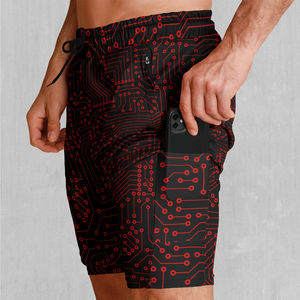Shorts de sublimation pour hommes à double couche en tissu polyester personnalisé, les plus vendus, imprimés, au prix le plus bas - Product Image 3
