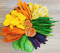 Groothandel Vacuüm Gefrituurde Gemengde Fruitchips Gezonde Snacks Magere Gedroogde Fruitmix Bulk Leverancier Tropisch Fruit