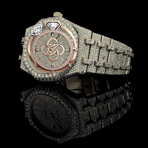 Reloj de Pulsera de Lujo con Diamantes Moissanite para Hombre, con Incrustaciones Completas de Piedras - Product Image 3