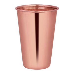 Gobelet à boire en cuivre artisanal, finition martelée, tasse à eau en métal traditionnelle pour la maison, l'hôtel, la restauration, la vaisselle de table - Product Image 1