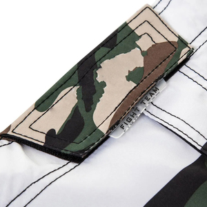 Customized High Street Style Printed MMA <b>Board</b> Shorts 100% Polyester Canvas Mid Drawstring Closure OEM Service - Product Image 5