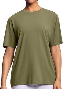 เสื้อยืดสตรีทแวร์โลโก้แบบกำหนดเอง เสื้อยืดผ้าฝ้ายทรงหลวมสำหรับผู้หญิง เสื้อยืดคอกลมโอเวอร์ไซส์สุดหรูสำหรับผู้หญิง - Product Image 4