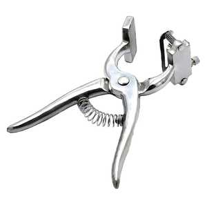 Pinzas Profesionales para Tatuaje de Orejas de Animales de Ganadería, 21 cm, Herramienta Veterinaria de Identificación y Marcado para Ganado Vacuno, Ovino, Caprino y Porcino - Product Image 4
