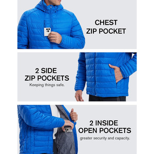 Custom <b>Men</b> <b>Long</b> Puffer <b>Jacket</b> with Insulated Core Durable Shell Front Logo OEM/ODM Outerwear Manufacturing - Product Image 5