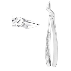 Implantes Dentales, Pinzas de Extracción Dental # Instrumentos de Acero Inoxidable de Primera Calidad con Patrón Inglés 51A, Certificados CE Clase I - Product Image 2