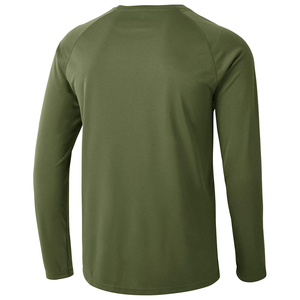 Nouveau T-shirt de sport pour homme, tricoté, uni, coupe droite, respirant, séchage rapide, écologique, pour entraînement et fitness - Product Image 6