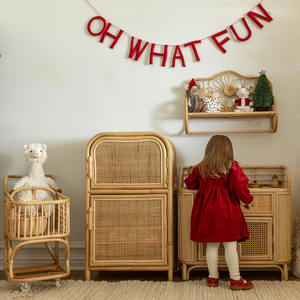 Top sélectionné rotin cuisine stockage des aliments jouets pour enfants naturel poêle jouet enfant enfants en bois semblant jouer - Product Image 6