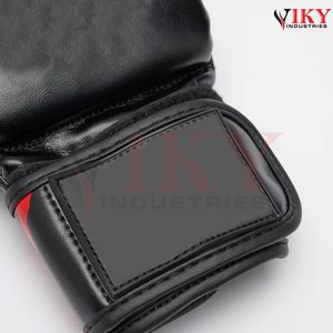Gants de MMA de protection des mains, qualité supérieure, modèle le plus récent, noir et rouge, avec protection des poignets, pour grappling, sparring et boxe - Product Image 5