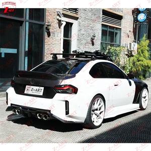 Z-ART 2023+M2 Kuru Karbon Fiber V Stil Arka Bagaj Kapağı BMW G87 G42 için Prepreg Karbon Fiber Arka Kapak BMW M2 2 Serisi G87 G42 için - Product Image 5