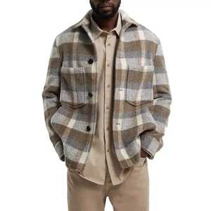 Chemise en flanelle à manches longues personnalisée pour homme, 100% coton, respirante, haute qualité, prix abordable, nouvelle collection 2026 - Product Image 6