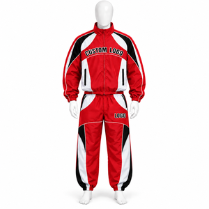 Ensembles de survêtements coupe-vent en gros avec panneaux réfléchissants, légers en nylon, personnalisables et colorés - Product Image 2