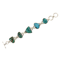 Bracelet jonc unisexe en laiton avec pierres précieuses naturelles, ajustable, tendance, vente en gros, cadeau, bijoux en cristal de qualité supérieure, chaîne à maillons