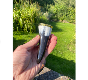 Cuerno de Búfalo Natural Hecho a Mano, 100% Natural, Cuerno de Buey/Vaca, 300-400ml, Pulido, para Beber - Product Image 2