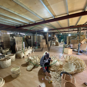 Handcrafted Rattan Cane Wall Shelf Home Decor Bohemian Wall Mounted Shelf Headboard With <b>Storage</b> Space from Vietnam - Product Image 6