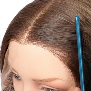 Venta Directa de Fábrica, Peluca de Cabello Largo Rizado con Reflejos Arcoíris, Sin Pegamento, con Frente de Encaje, 100% Cabello Virgen Chino, Encaje Transparente, 150% de Densidad - Product Image 4