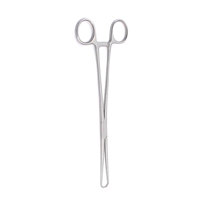 Assortiment de tenacules chirurgicaux gynécologiques Schroeder Braun 9,5 pouces en acier inoxydable à double crochet