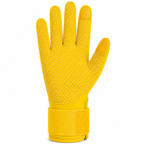 Gants de sports nautiques en néoprène jaune EKIN, antidérapants, fermeture auto-agrippante, unisexe, toutes saisons - Product Image 3