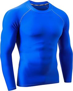 Maillot de compression à manches longues pour homme, protection solaire, BJJ, Rash Guard, tenue de combat, design de logo personnalisé, respirant, séchage rapide, ajusté - Product Image 6