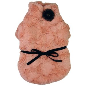 Abrigo de Lujo para Mascotas en Color Rosa Visón, Ropa de Diseño para Mascotas - Product Image 5