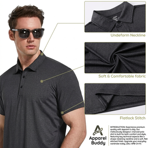 Camiseta de Manga Corta Casual para Hombre, Marca AMY, 100% Algodón, Corte Regular, Lisa, con Logotipo Personalizado Bordado en la Parte Delantera, Venta al Por Mayor - Product Image 2