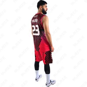 Short de basket-ball d'été Bsci personnalisé de haute qualité OEM Maillot de basket-ball unisexe grande taille pour adulte - Product Image 2