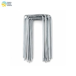 Piquets de fixation galvanisés de haute qualité 6x11cm pour tapis anti-mauvaises herbes, tissus de paillage et tuyaux de jardin - Product Image 2