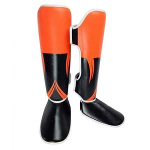 Protections de tibias de boxe avec protection des pieds, équipement d'arts martiaux pour Muay Thai et Kickboxing - Product Image 4