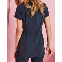Tunique de salon de beauté, uniforme de spa pour esthéticiennes, cliniques esthétiques, en spandex, coton et polyester respirant, unisexe, avec logo et couleur personnalisés