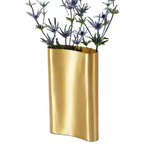 Metal Unique Design decoration Flower Vase for Home Living Room wedding Table Centerpiece & Kitchen Decorative Flower Vase & Pot