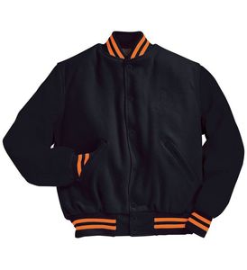 Oem Premium Bomber Wool Body & Real Cow Leather Sleeves Custom Design Patches Varsity <b>Jacket</b> Lettermen Embroidery Varsity <b>Jacket</b> - Product Image 5
