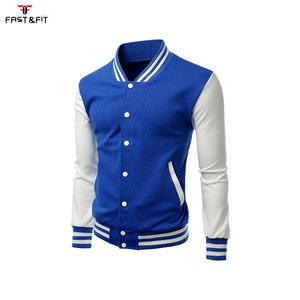 Veste universitaire en toile brodée sur mesure, 100 % coton, coupe-vent et respirante, pour le baseball et l'hiver – Vente en gros - Product Image 4