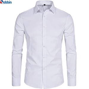Camisa de Vestir Formal de Lujo para Hombre, Manga Larga, Casual, de Verano, de Alta Calidad, Ajustada, OEM - Product Image 6