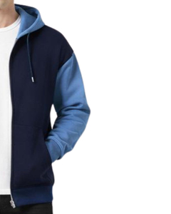 Sudadera con Capucha para Hombre OEM, Diseño Color Block, Corte Regular, 100% Algodón, Felpa Francesa, Informal, para Otoño, con Bolsillos - Product Image 4