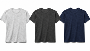 T-shirt respirant à séchage rapide pour homme, manches courtes, col rond, coupe classique, pour la gym, la course et l'entraînement - Product Image 2