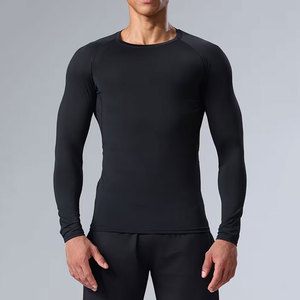 Men'S Moisture-Wicking <b>Compression</b> Long Sleeve Tops - Breathable, Quick-Dry Athletic <b>Shirts</b> for Running T-<b>shirt</b> - Product Image 1
