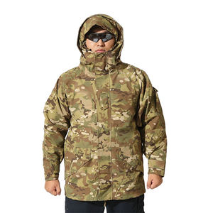 Vestes tactiques d'hiver camouflage imperméables pour l'extérieur - Ignifuges et antistatiques respirantes pour la pêche - Product Image 2