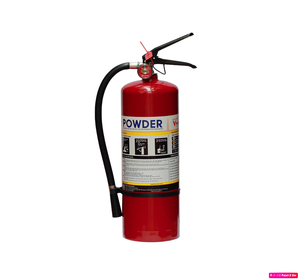 Extincteur 4 kg, poudre chimique sèche ABC, équipement de lutte contre l'incendie, modèle VP4 2A 55B C, acier. - Product Image 1