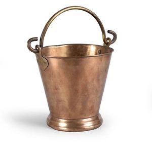 Vintage Style Hammered Copper Ice Bucket with Stainless Steel Interior Beverage Chiller for Hotels Home Restaurants Kitchenware - Product Image 1