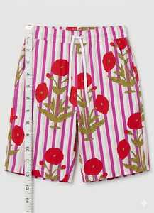 Pyjama décontracté pour femme en coton nuage, à manches courtes, imprimé dessin animé, respirant, séchage rapide, taille élastique, longueur intégrale - Product Image 5